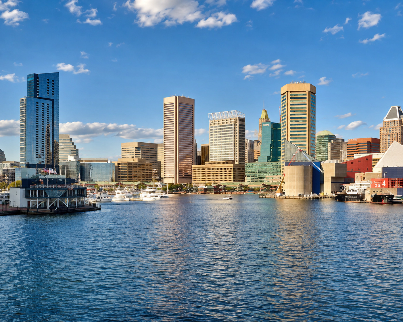 A representative city view in Maryland.