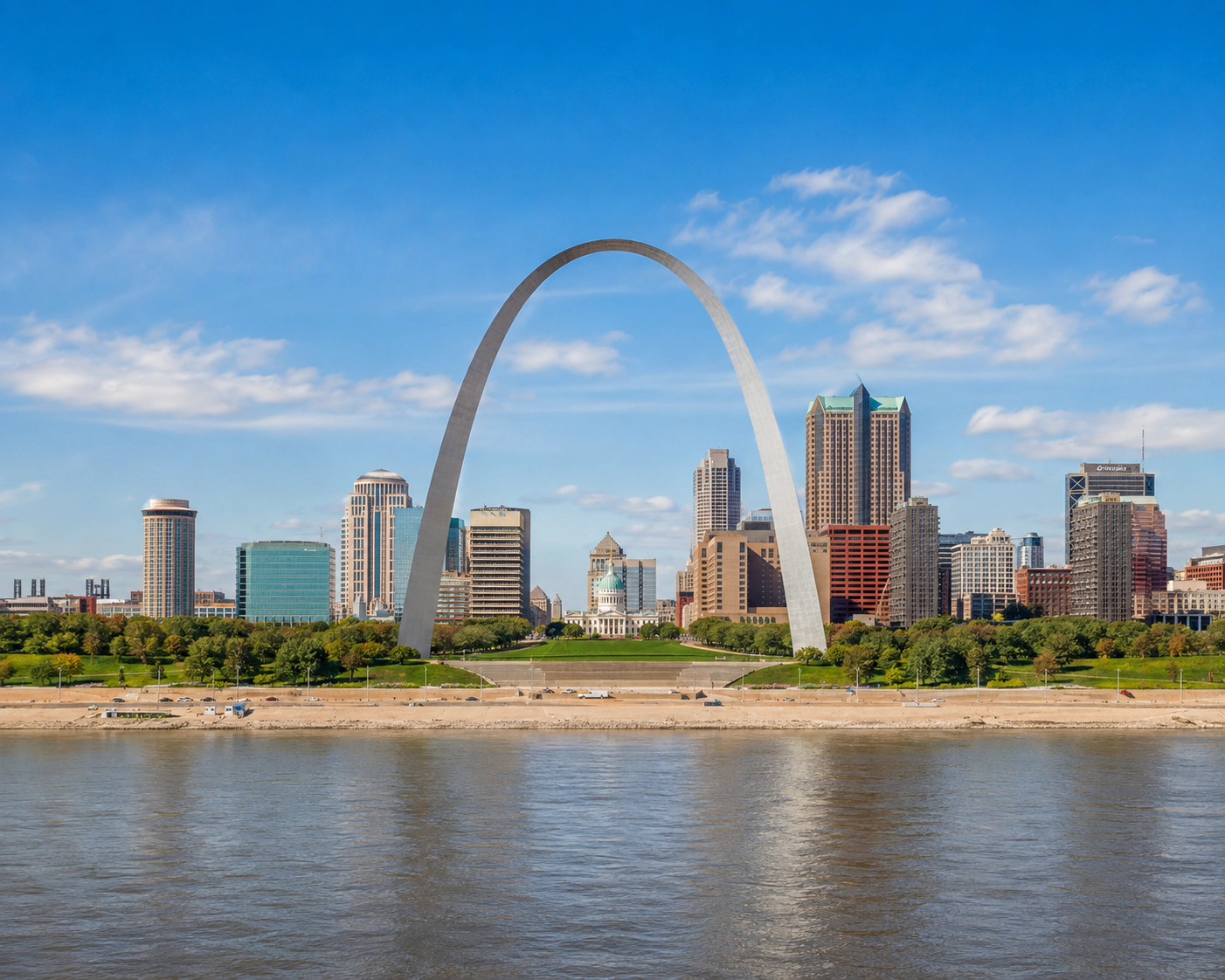 A representative city view in Missouri.