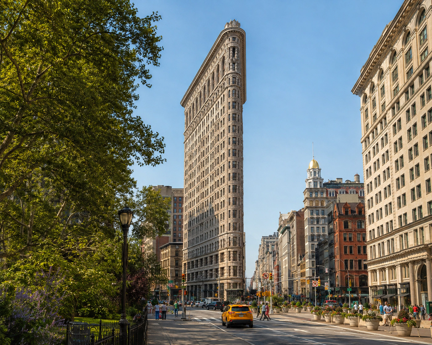 A representative city view in New York.