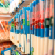 medical records on a shelf.