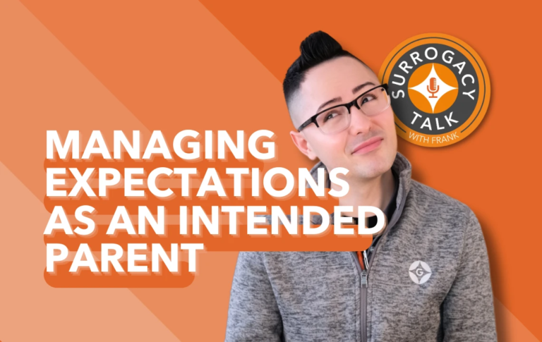 Frank Golden featured graphic for the blog Managing Expectations as an Intended Parent.