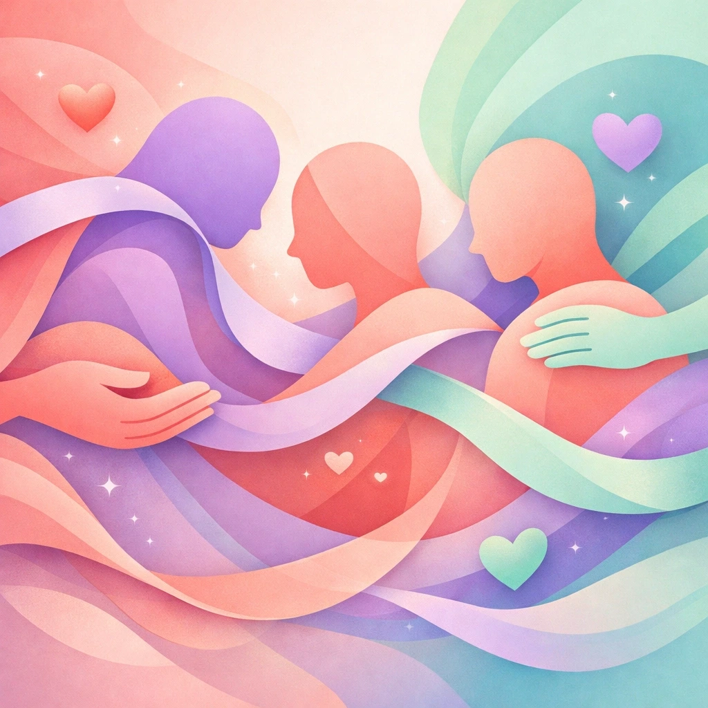 Illustration of emotional support network for Colorado surrogates