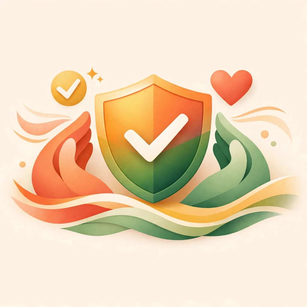 Surrogacy insurance protection shield symbolizing financial security for Surrogates