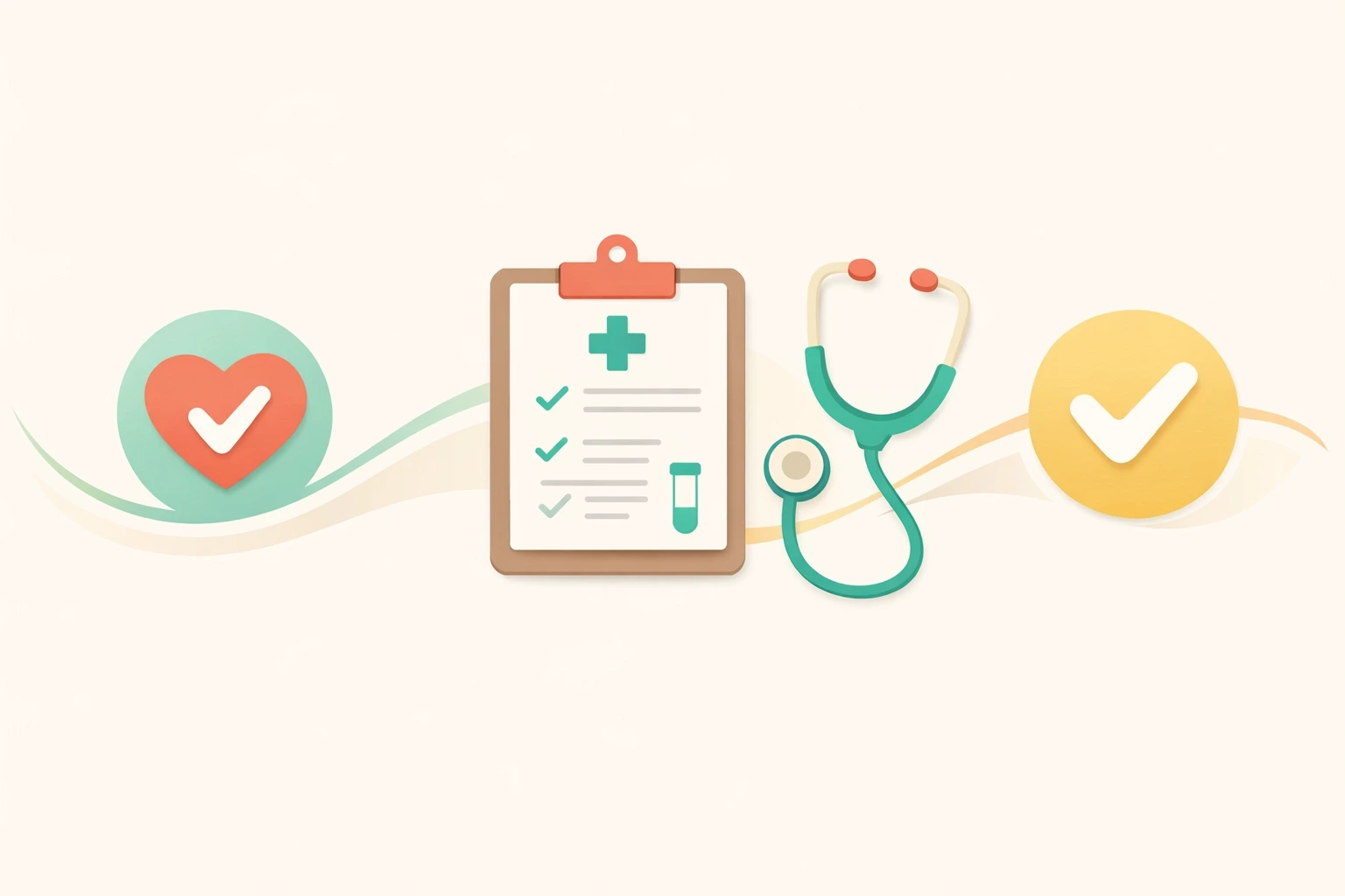 Medical screening process flowchart showing clinic evaluation steps for surrogates