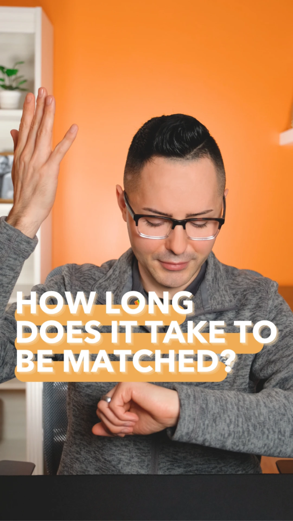 Matching with a Surrogate: How Long Does it Take?