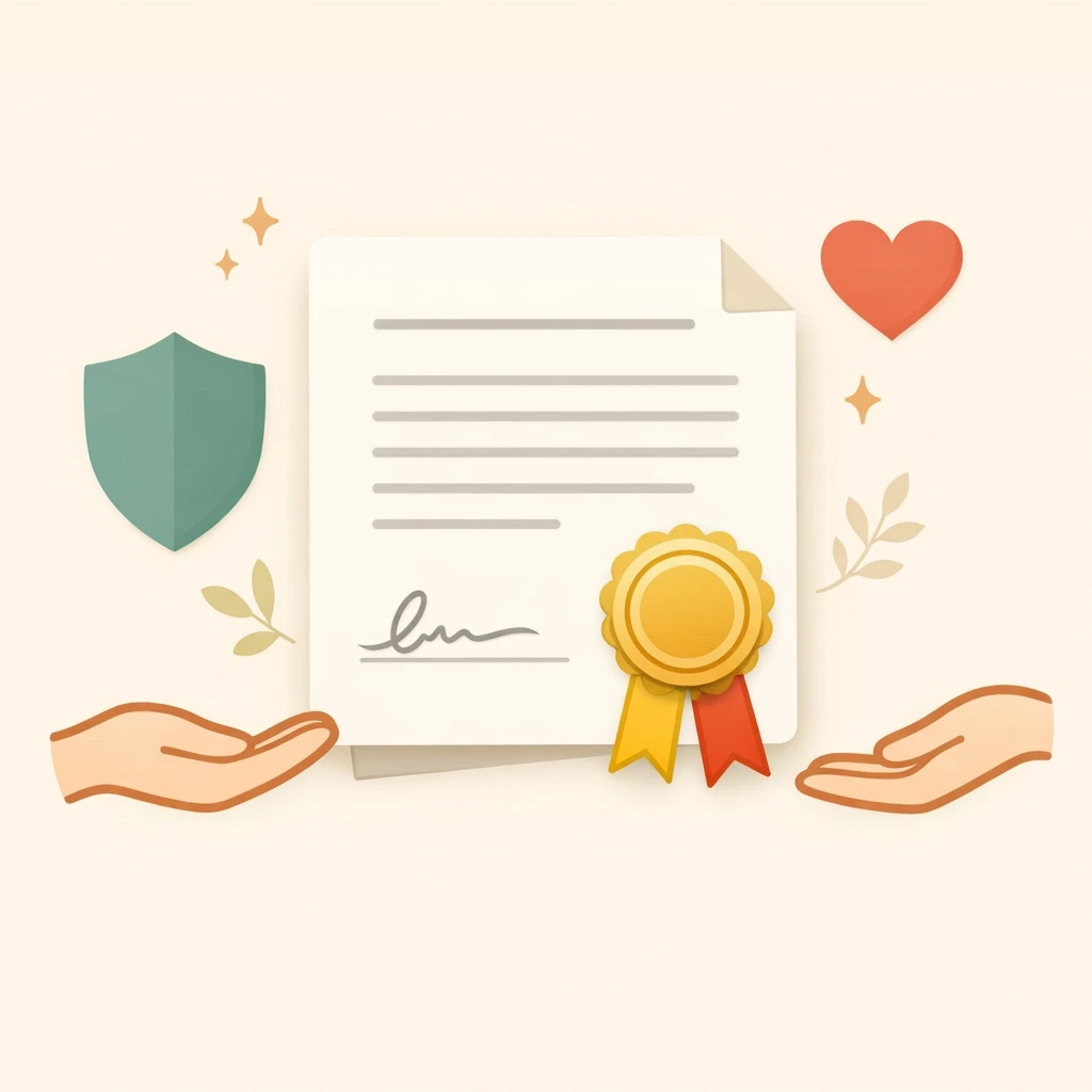 Legal document with protective symbols representing Minnesota surrogacy contract protections