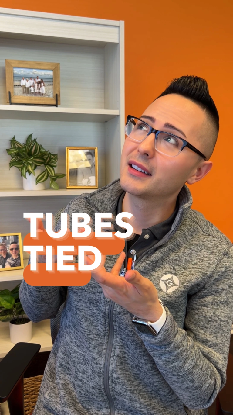 tubes tied