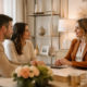 Intended Parents meeting with a surrogacy advisor while comparing agency options.