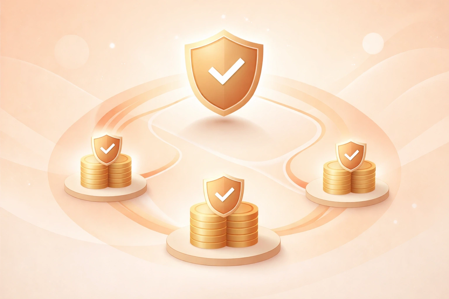 Infographic illustrating secure, protected surrogate compensation payments through escrow in Washington
