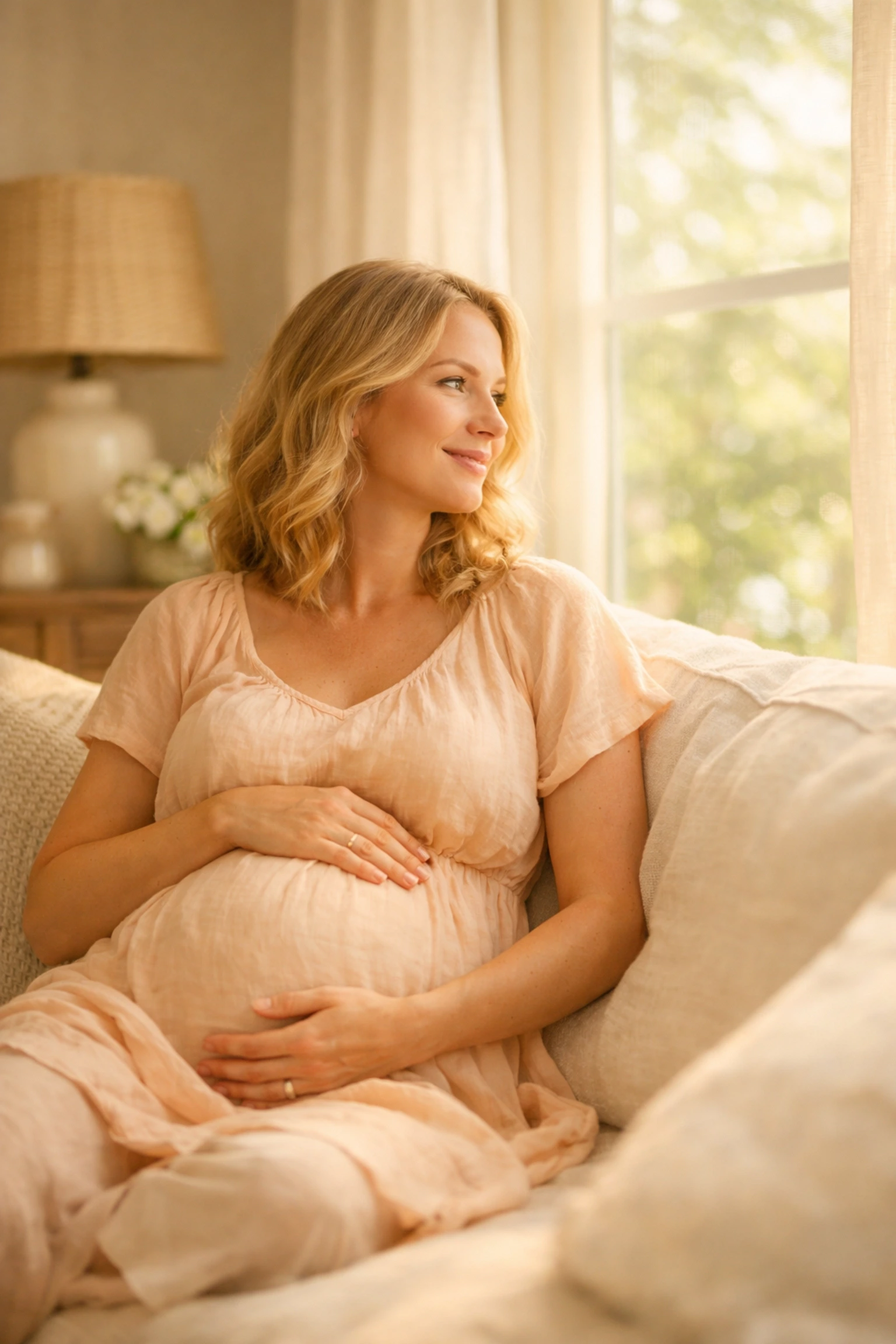 A happy Georgia surrogate enjoying peace of mind thanks to proper surrogacy insurance planning.