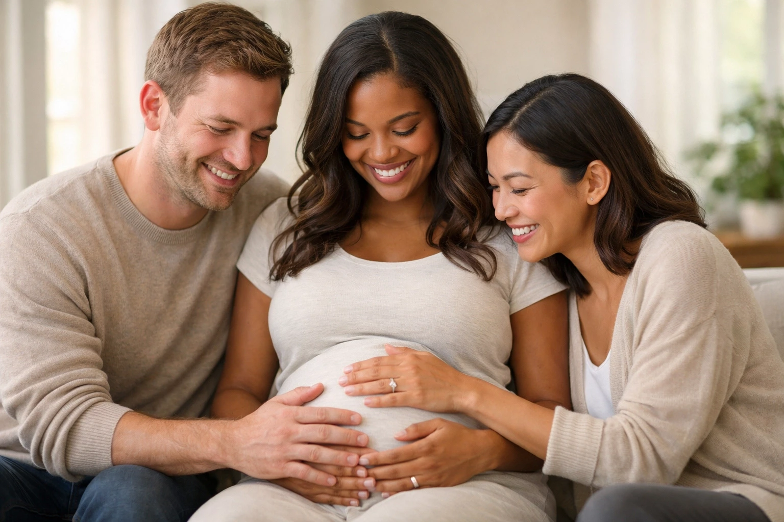 Supportive surrogacy and family building moment in Georgia