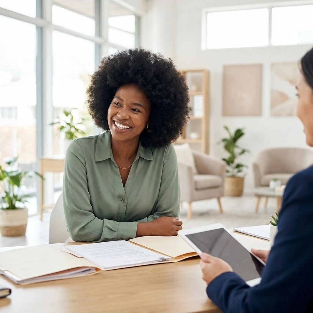 A visual representing the professional insurance review and advocacy provided by Golden Surrogacy to ensure full coverage for surrogates.