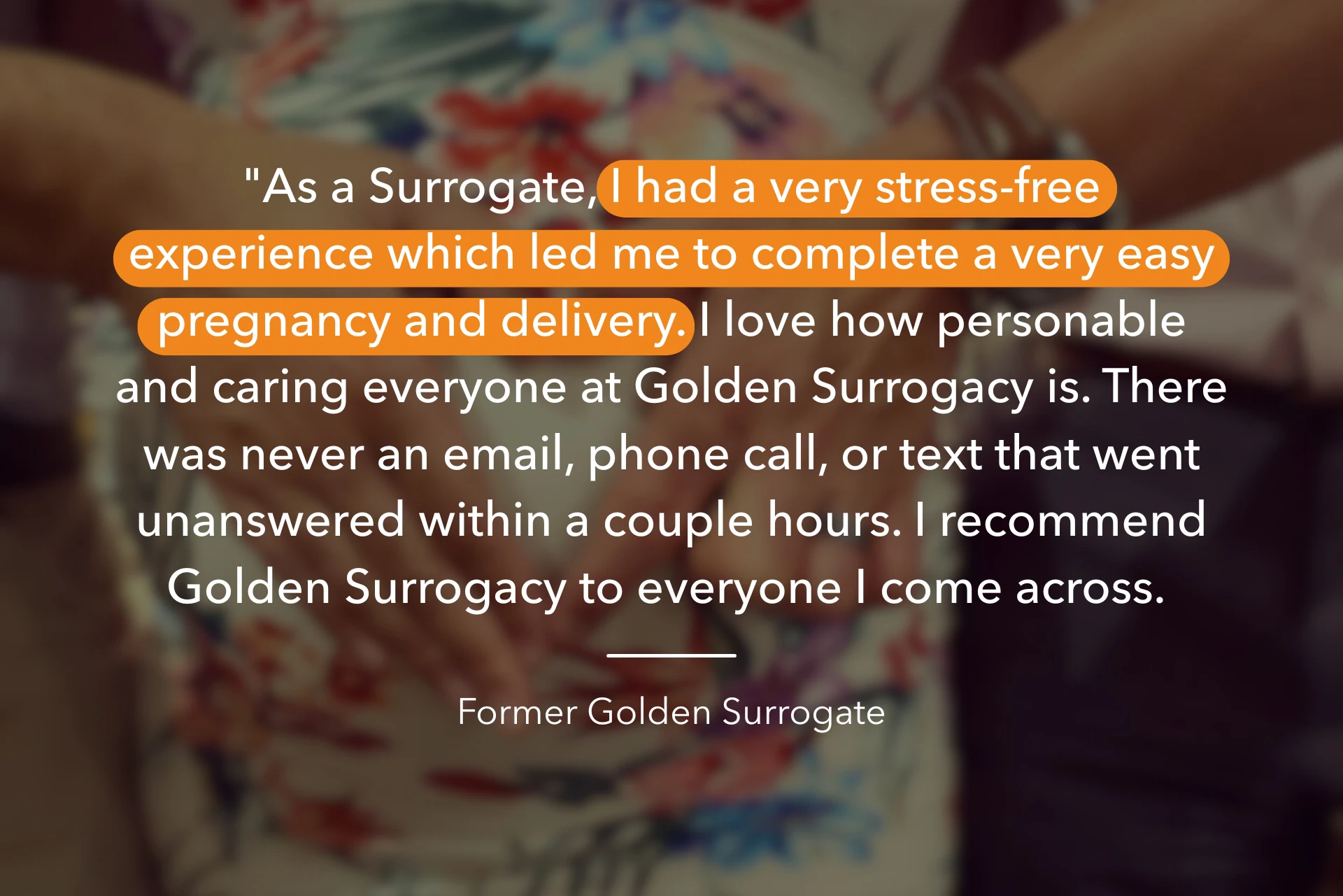 Why work with a surrogacy agency