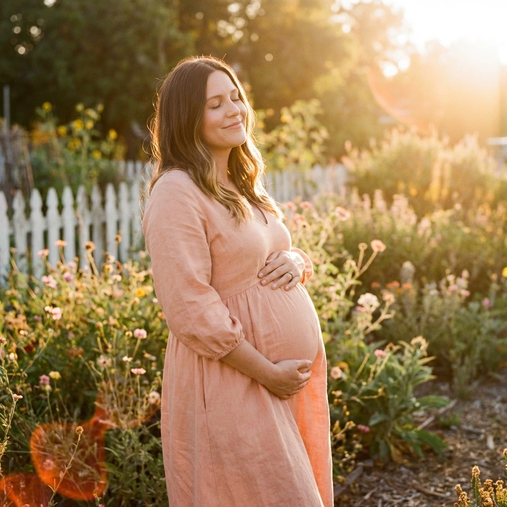 A celebratory moment on delivery day, highlighting the successful completion of the surrogacy journey and hospital coordination in California.