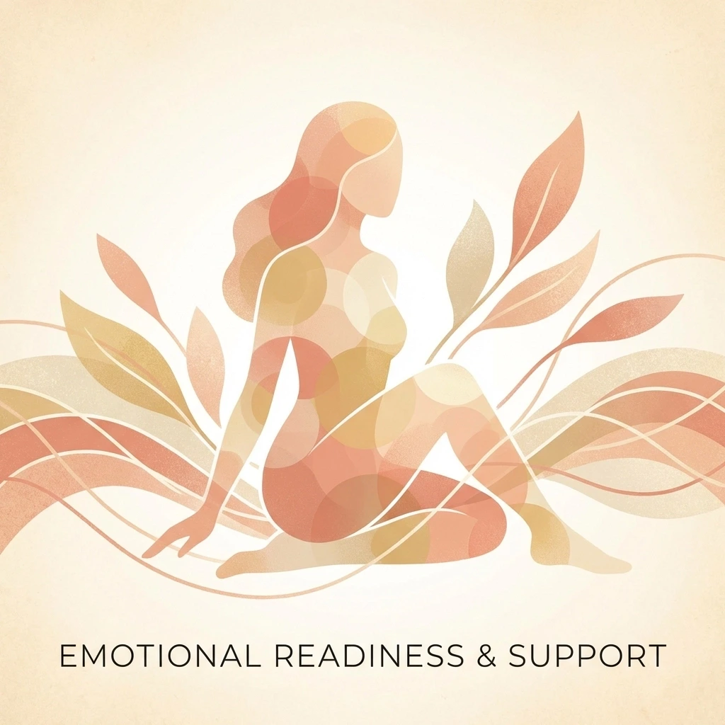 A supportive consultation session between a potential surrogate and a licensed mental health professional during the screening phase.