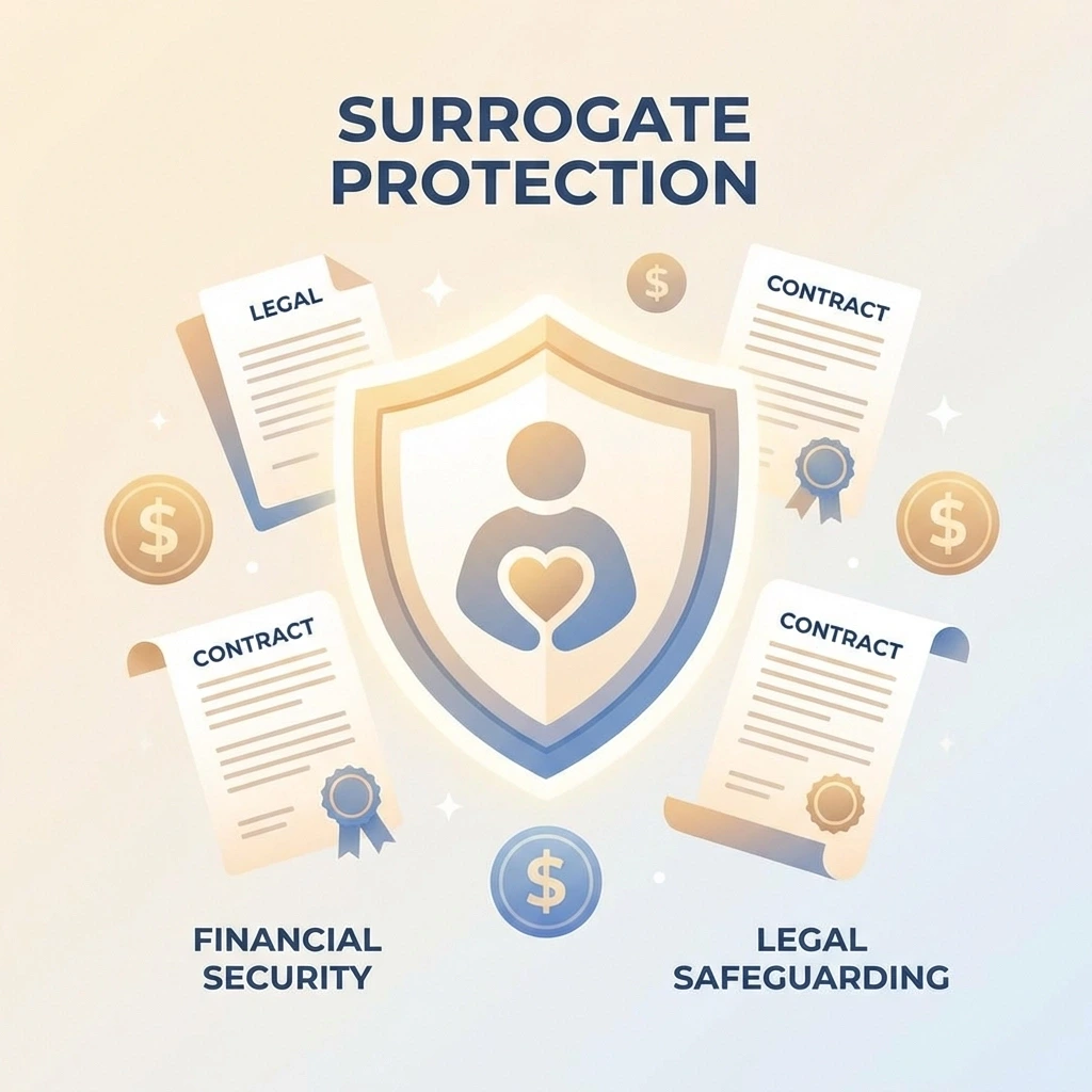 Pregnant Ohio Surrogate holding an ultrasound photo while learning about Ohio surrogacy laws and Surrogate protections