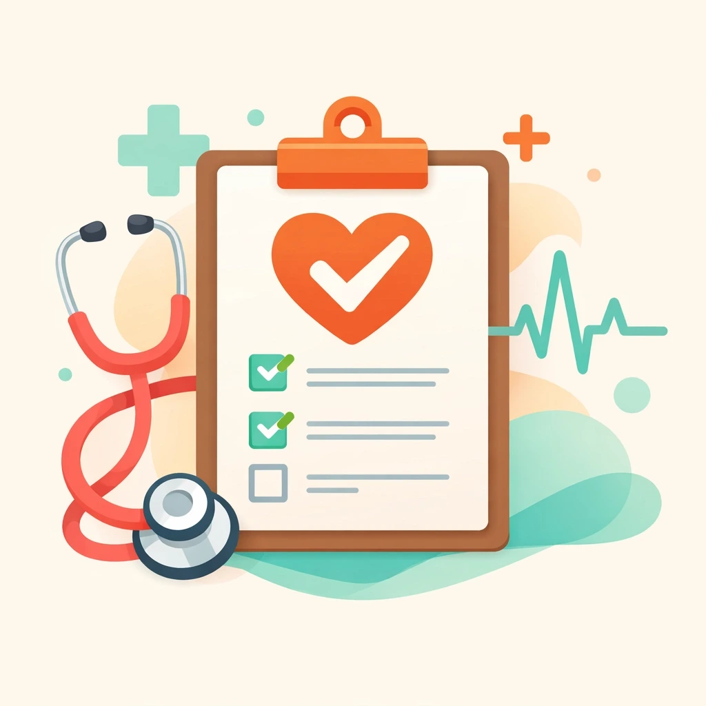 Medical health screening checklist for Texas surrogates