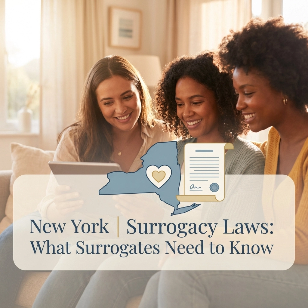 New York surrogacy laws overview outlining legal rights and requirements for gestational surrogates