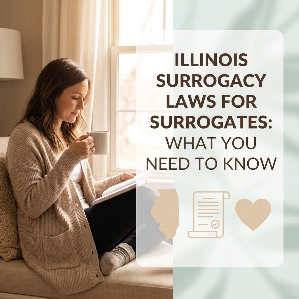 Illinois surrogacy laws overview for gestational surrogates, including legal requirements and protections