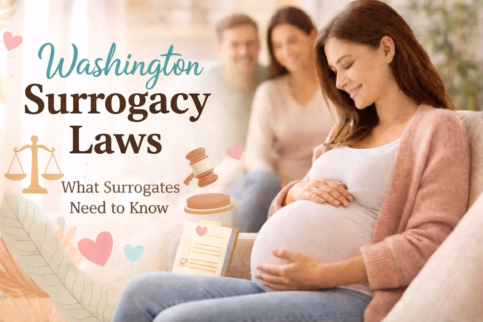 Washington surrogacy laws overview outlining legal rights and requirements for gestational surrogates