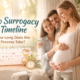Ohio surrogacy timeline overview showing step by step stages of the surrogacy process