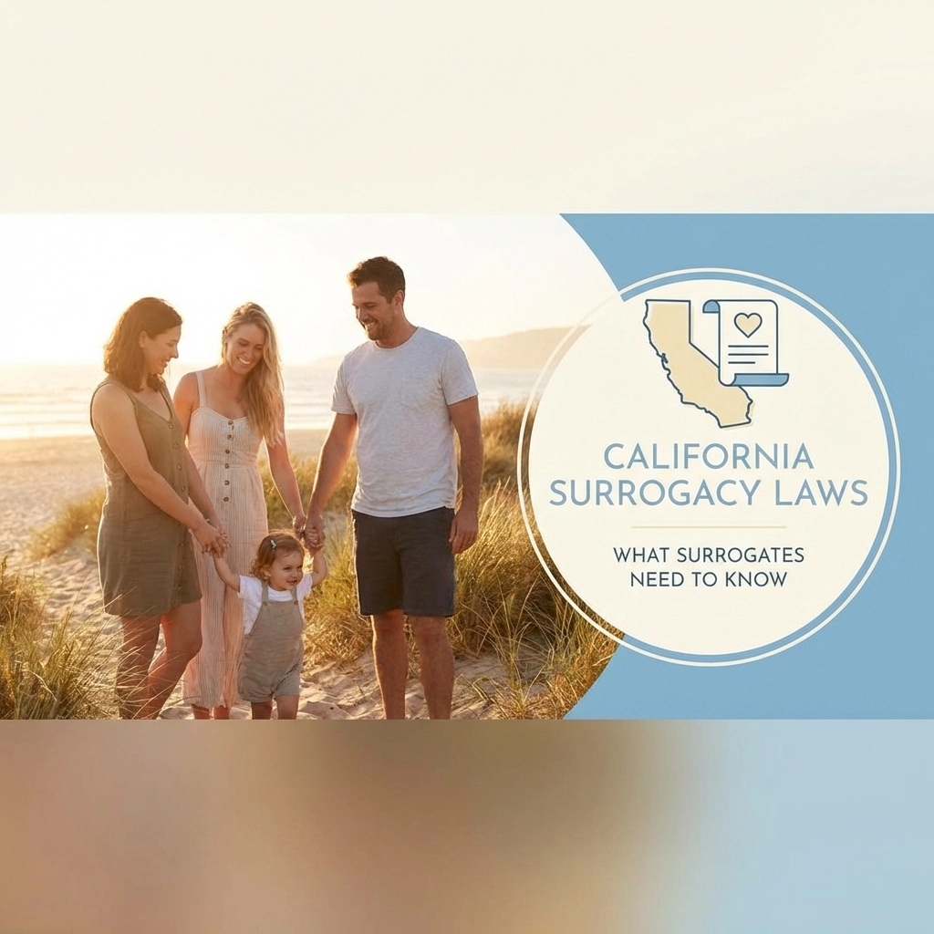 California surrogacy laws overview outlining legal rights and requirements for gestational surrogates