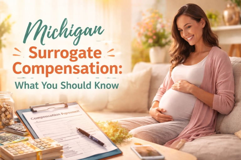 Michigan surrogate compensation overview explaining pay and benefits for gestational surrogates