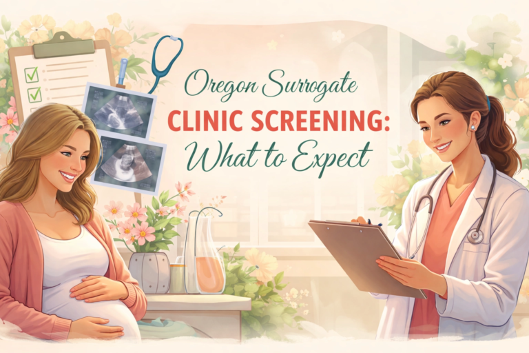 Oregon surrogate clinic screening medical process for gestational surrogates