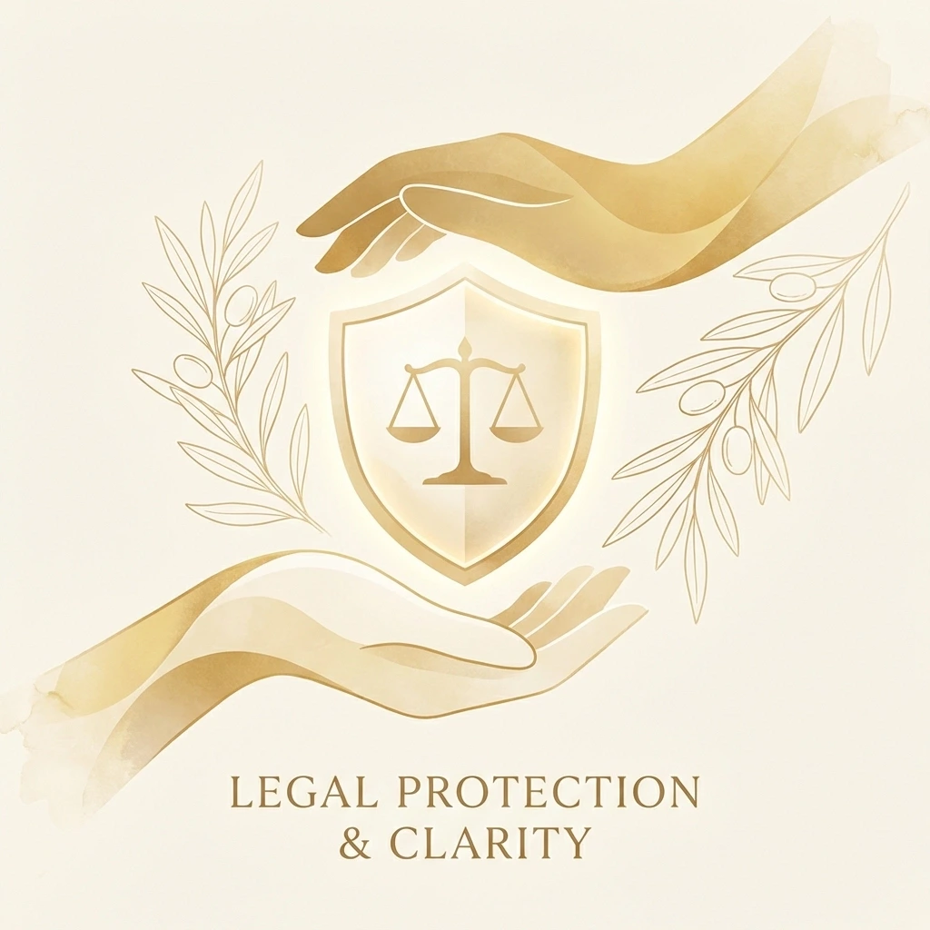 A professional setting showing legal documents and a tablet, illustrating the straightforward process of establishing pre-birth parentage orders in Illinois.