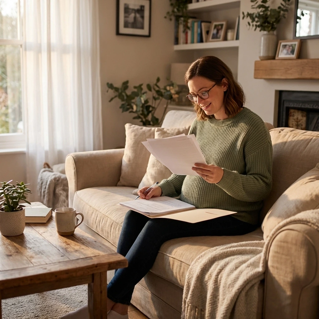 A Surrogate and an Intended Parent smiling during a meeting, representing the clear legal framework and friendly surrogacy environment in Illinois.