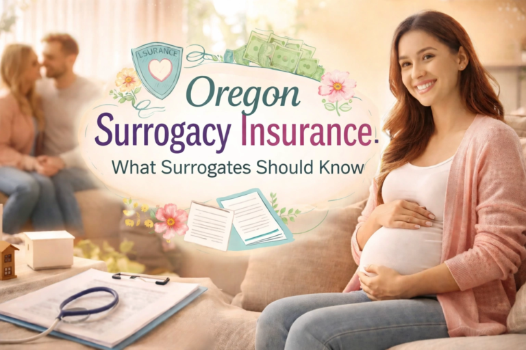 Oregon surrogacy insurance overview explaining health insurance coverage for gestational surrogates
