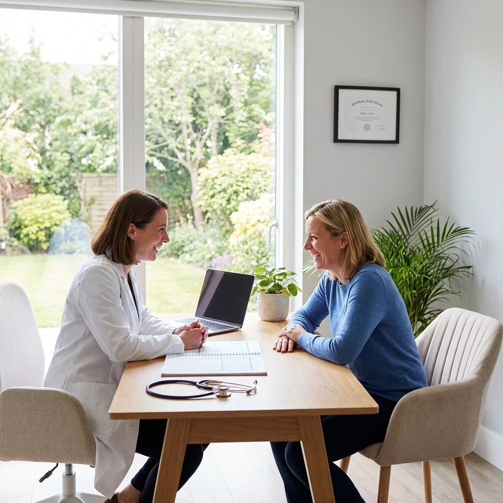 A professional medical setting representing the comprehensive health evaluations and commitments required for surrogates in Illinois.