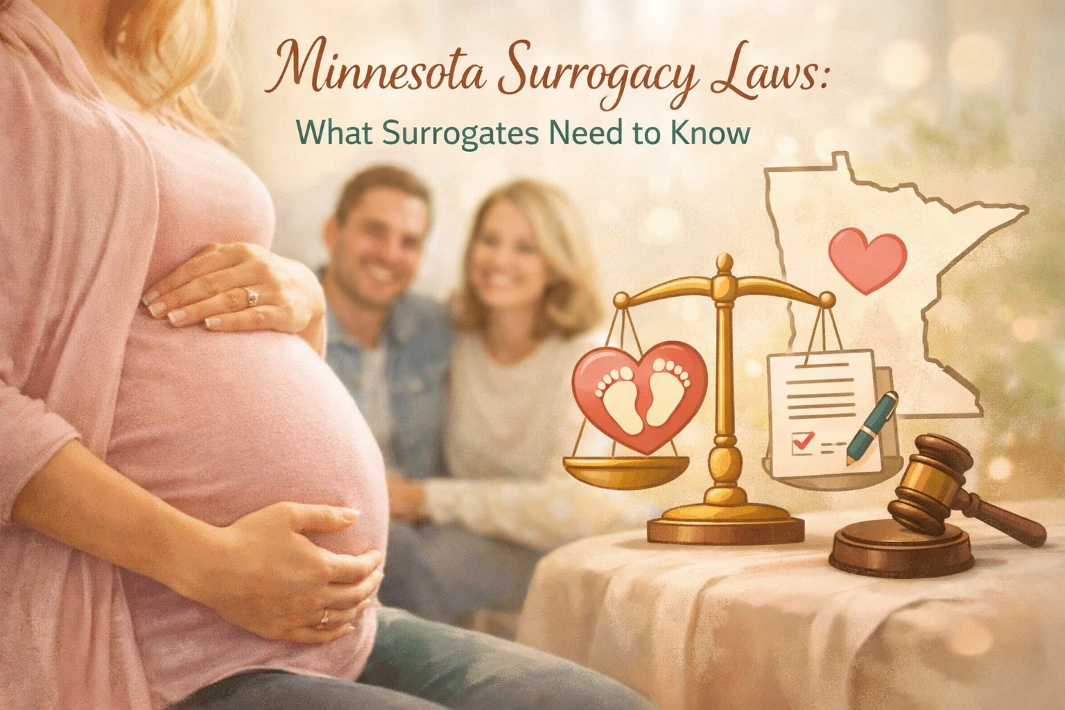 Minnesota surrogacy laws overview outlining legal rights and requirements for gestational surrogates