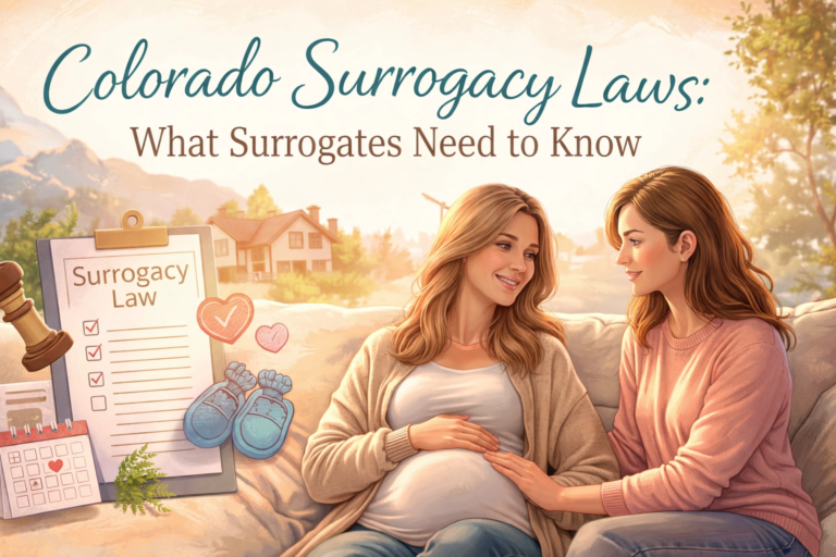 Colorado surrogacy laws overview outlining legal rights and requirements for gestational surrogates