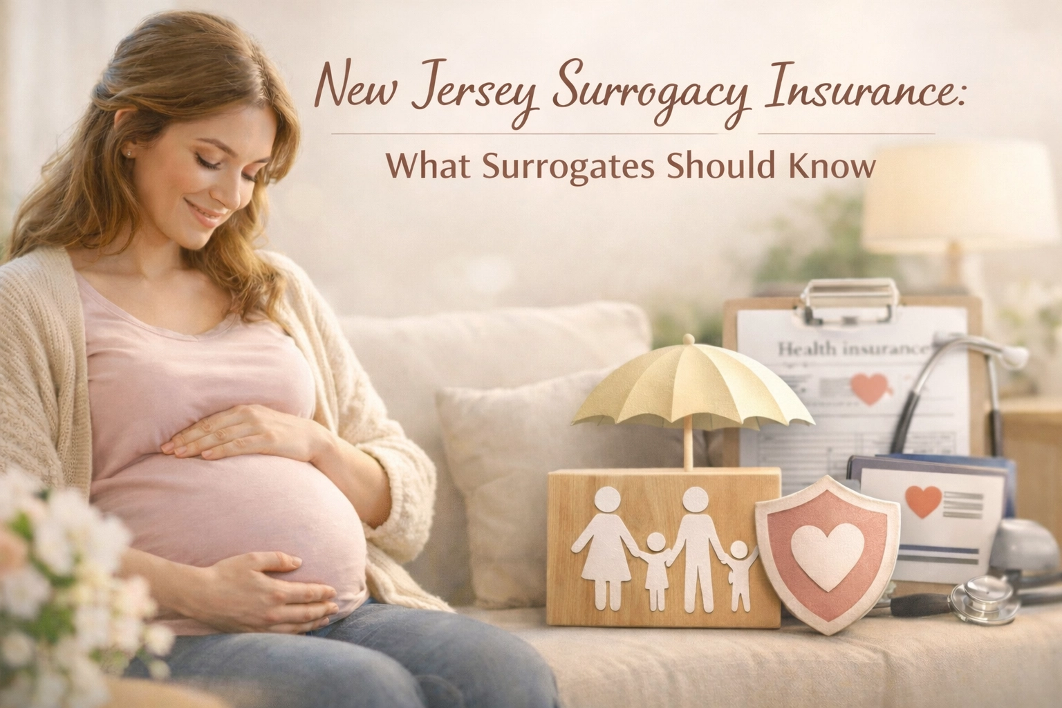 New Jersey surrogacy insurance overview explaining health insurance coverage for gestational surrogates