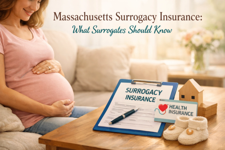 Massachusetts surrogacy insurance overview explaining health insurance coverage for gestational surrogates