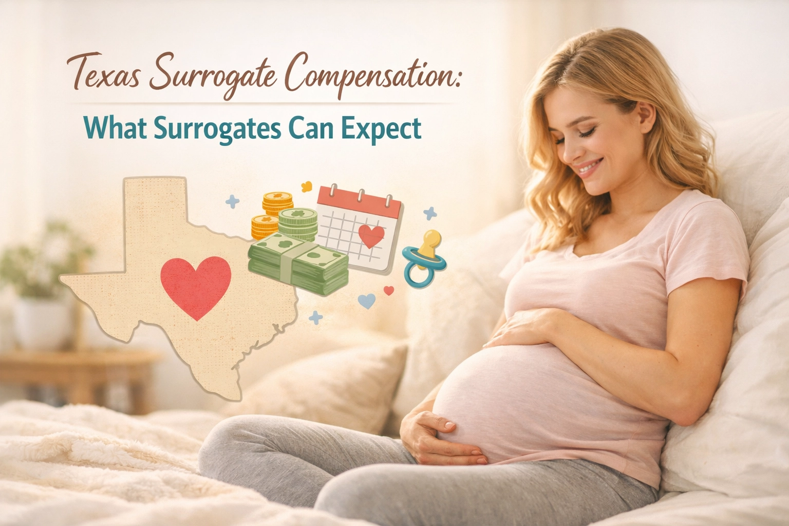 Texas surrogate compensation overview explaining pay and benefits for gestational surrogates