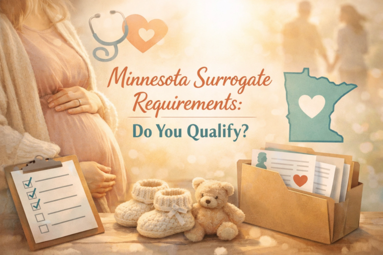 Minnesota surrogate requirements overview showing eligibility criteria for gestational surrogates