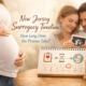 New Jersey surrogacy timeline overview showing the stages and length of the surrogacy process