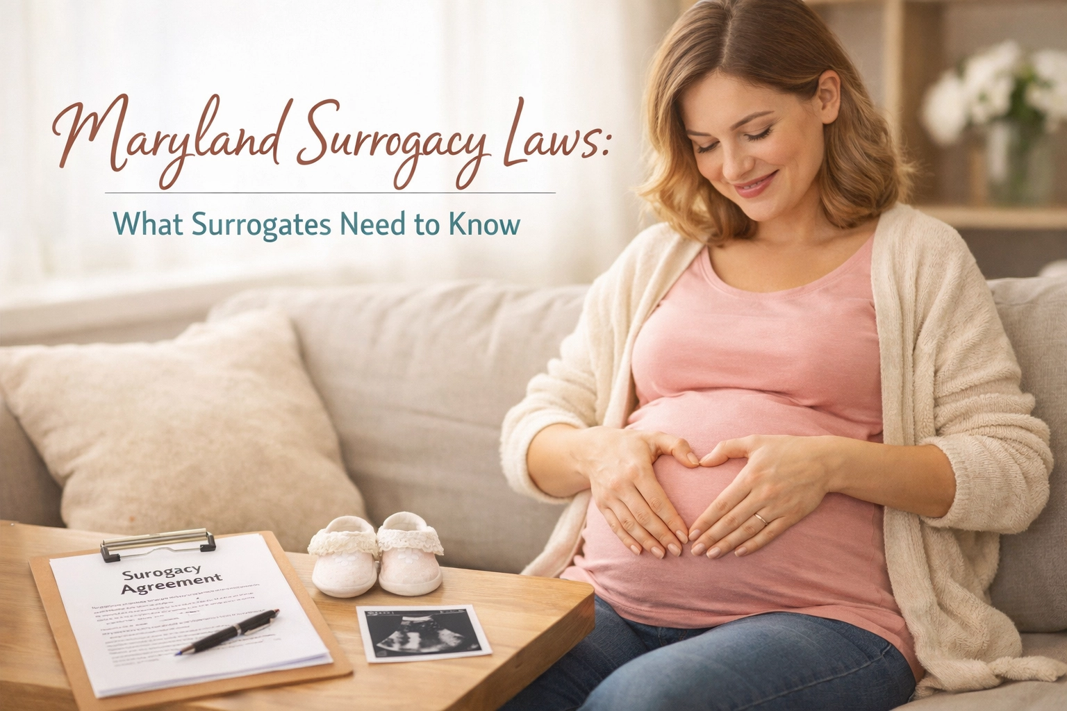 Maryland surrogacy laws overview outlining legal rights and requirements for gestational surrogates