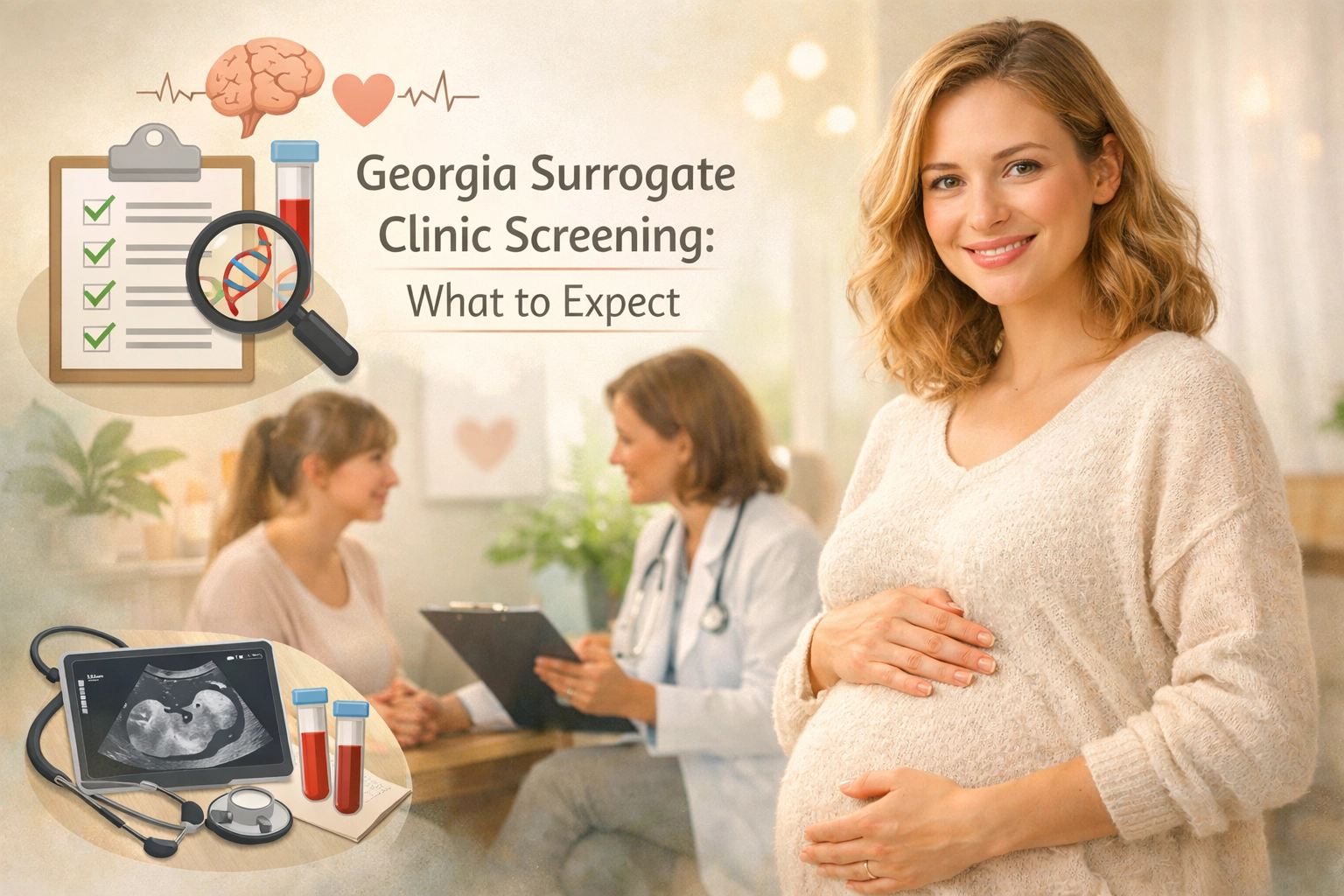 Georgia surrogate clinic screening medical process for gestational surrogates