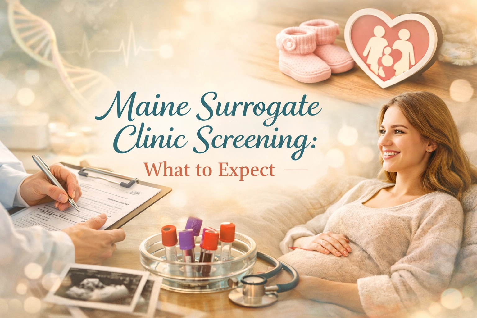 Maine surrogate clinic screening medical evaluation process for gestational surrogates