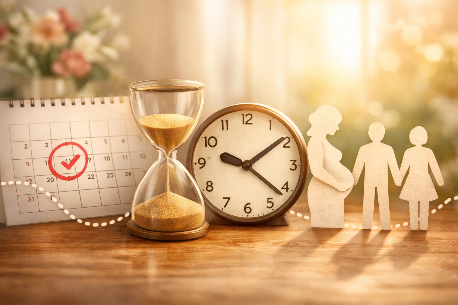 Maine surrogacy timeline overview showing the stages and length of the gestational surrogacy process