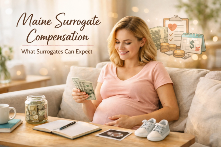Maine surrogate compensation overview explaining pay and benefits for gestational surrogates