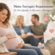 Maine surrogate requirements overview showing eligibility criteria for gestational surrogates