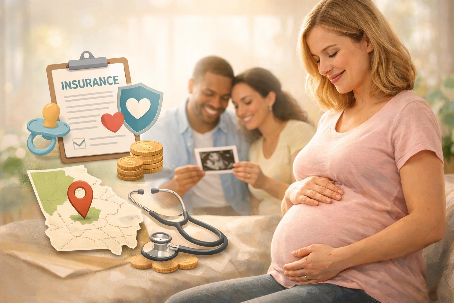 Georgia surrogacy insurance overview explaining health insurance coverage for gestational surrogates