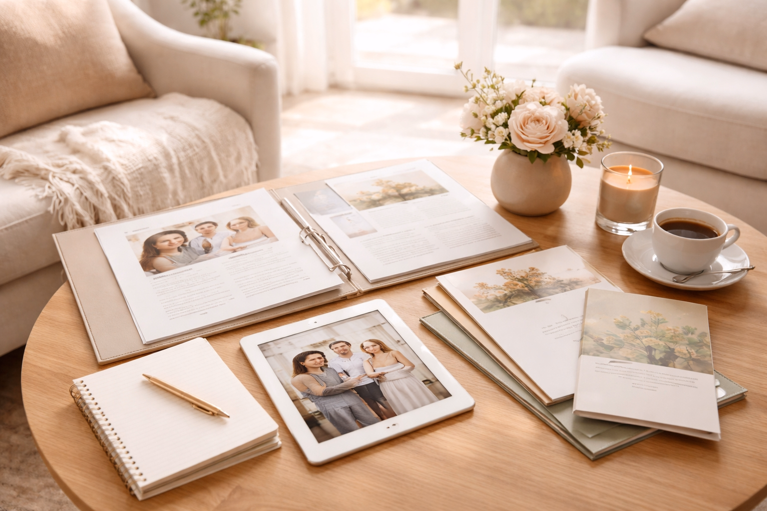 Surrogacy resource materials for Intended Parents and Surrogates in a warm consultation setting