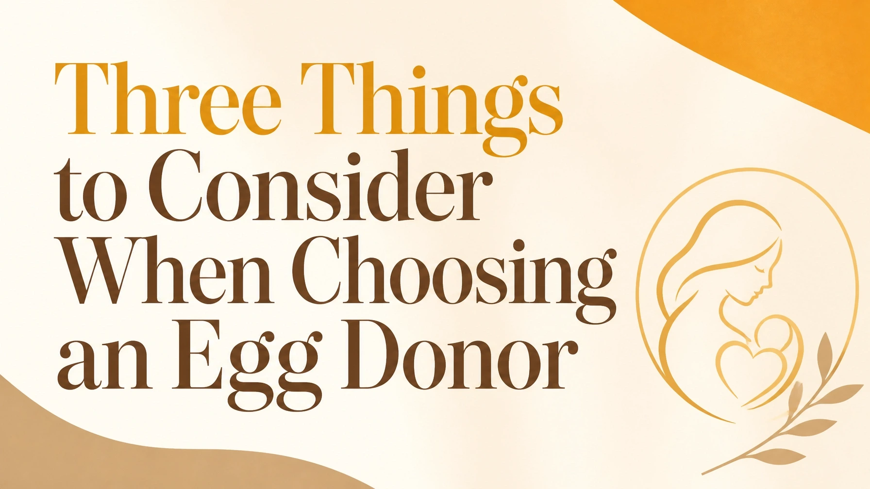 Three Things to Consider When Choosing an Egg Donor