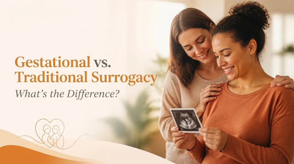 Golden Surrogacy explains the difference between gestational surrogacy and traditional surrogacy.