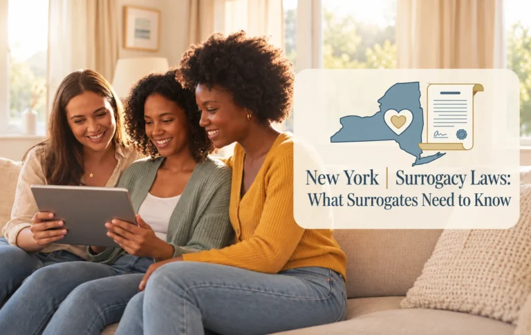 New York surrogacy laws overview outlining legal rights and requirements for gestational surrogates